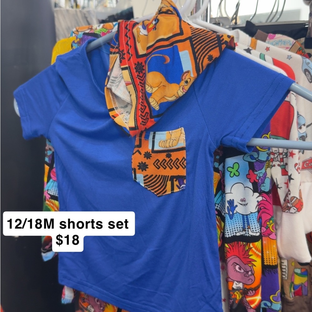 Lion King Bamboo Shorts Set! NEW!